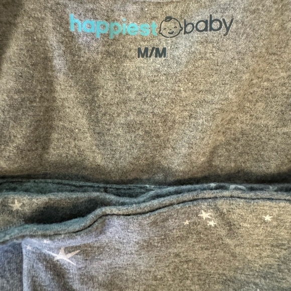 Happiest Baby Gray Star-Patterned Baby Swaddle. Size Medium - Picture 6 of 7